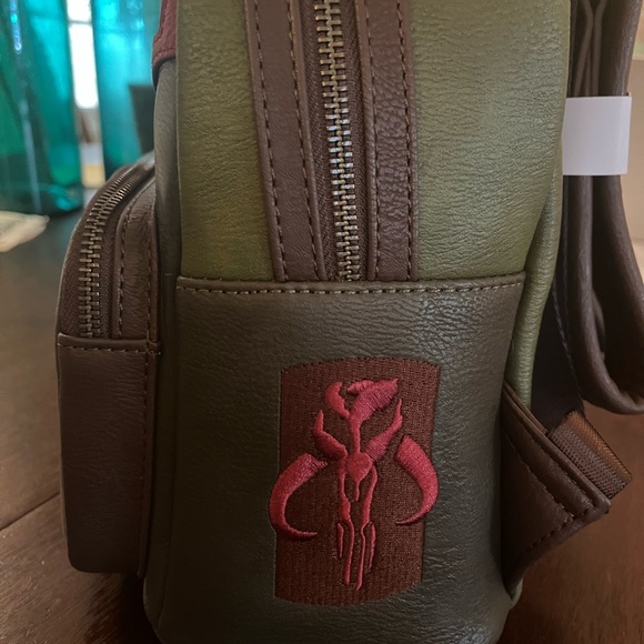 NWT Star Wars Boba Fett Backpack - Olive and Mahogany - Picture 4 of 8